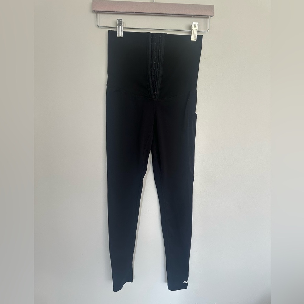Athletics Motions Black High-Waisted Leggings with Built-In Waist Trainer Size S - Picture 3 of 8